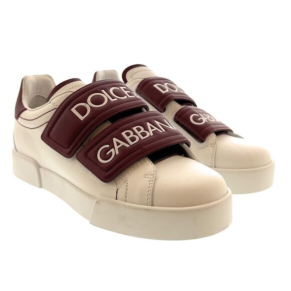 Dolce & Gabbana white Velcro Womens Fashion Signature Sneakers-35 - Picture 1 of 4